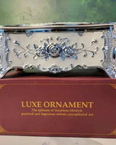 Premium Tissue Box - White