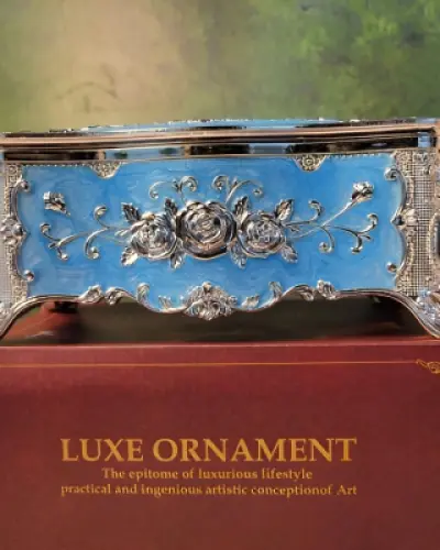 Premium Tissue Box - Blue