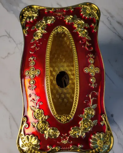 Premium Tissue Box - Red