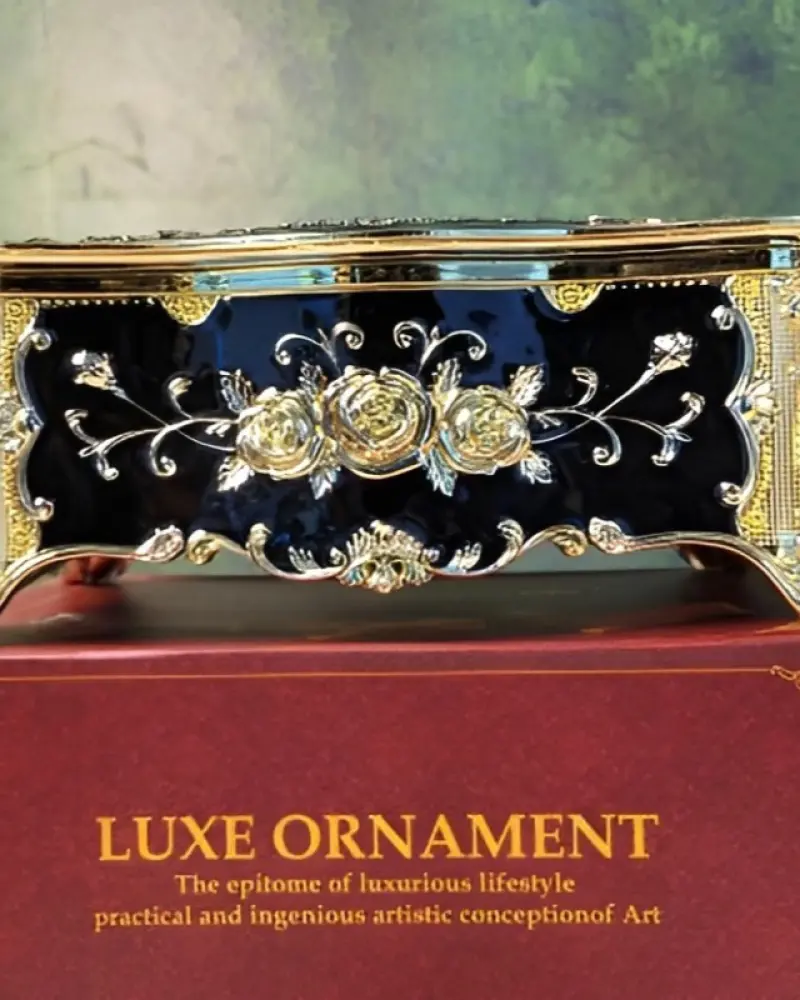 Premium Tissue Box - Black